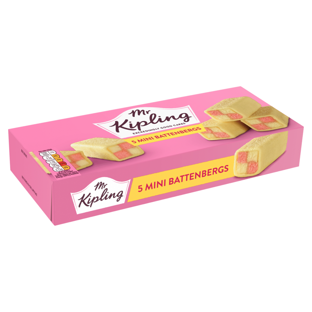 Mr Kipling 5 Mini Battenbergs