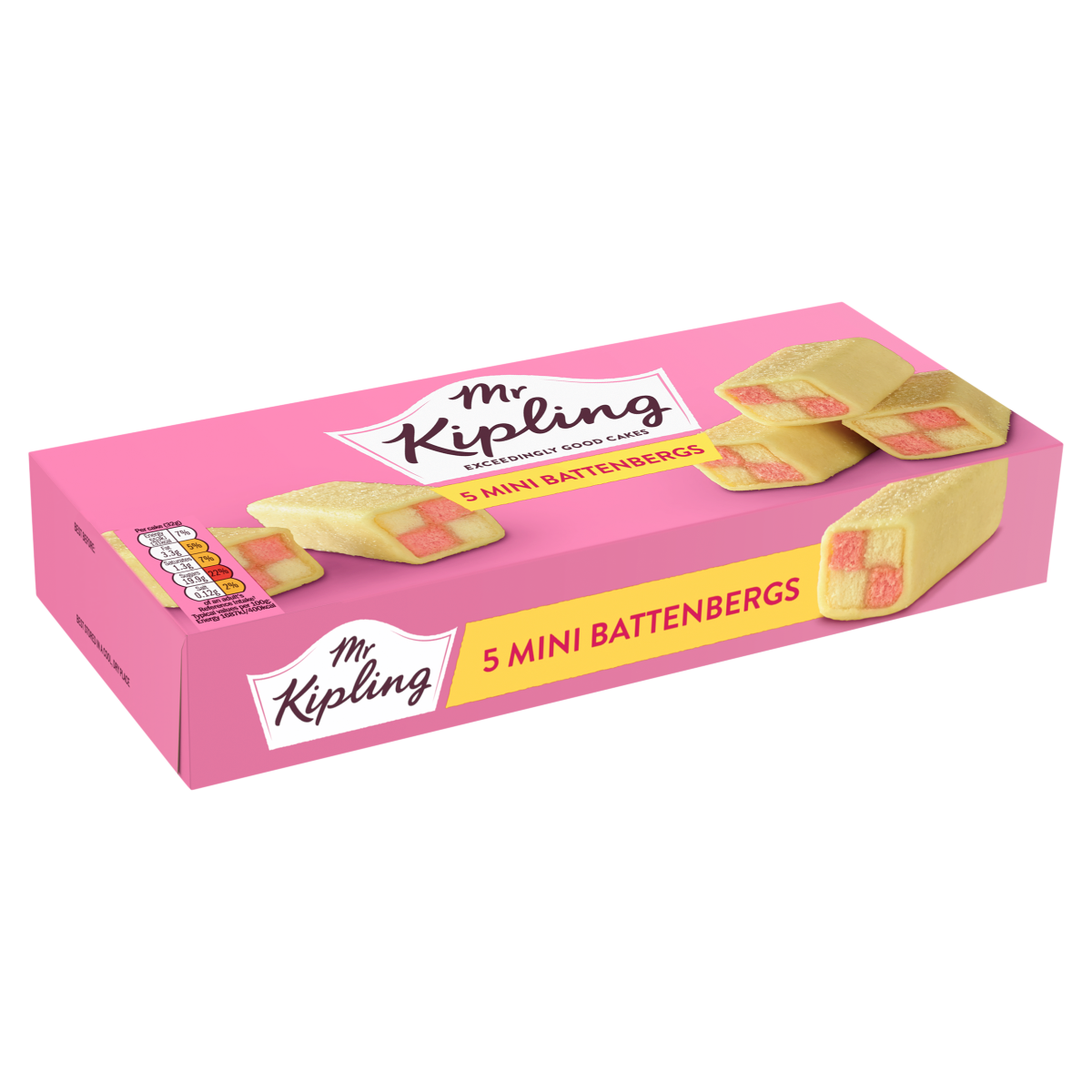Mr Kipling 5 Mini Battenbergs