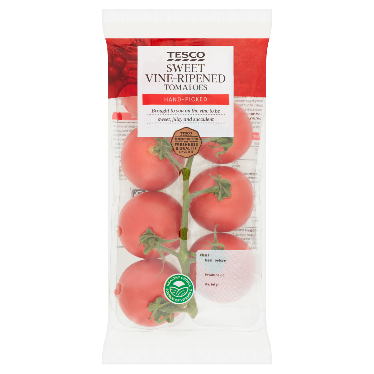 Tesco Sweet Vine-Ripened Tomatoes 255g