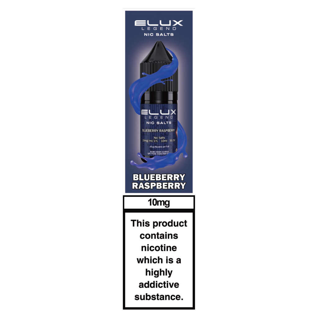 Elux Legend Nic Salts Blueberry Raspberry 10mg