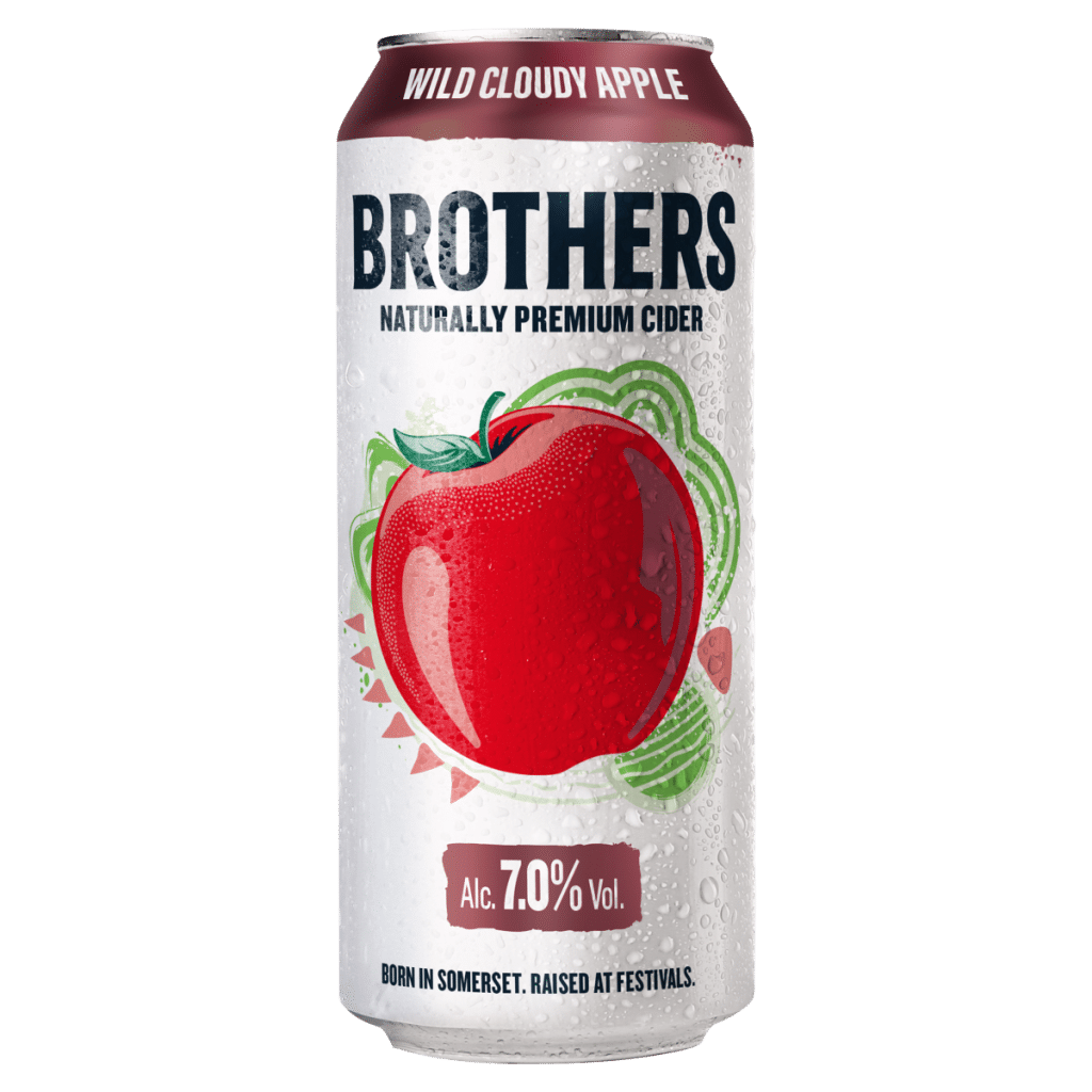 Brothers Wild Cloudy Apple Naturally Premium Cider 500ml