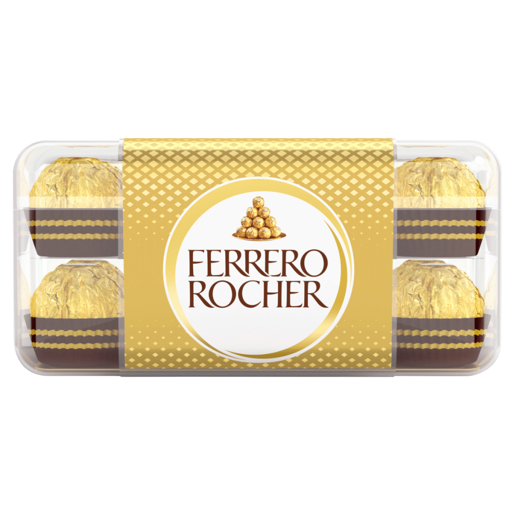 Ferrero Rocher Chocolate Pralines Gift Box of Chocolate 16 Pieces (200g)