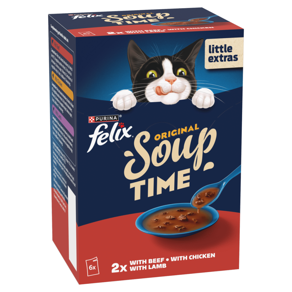 FELIX Soup Time Farm Selection Wet Cat Food 6x48g