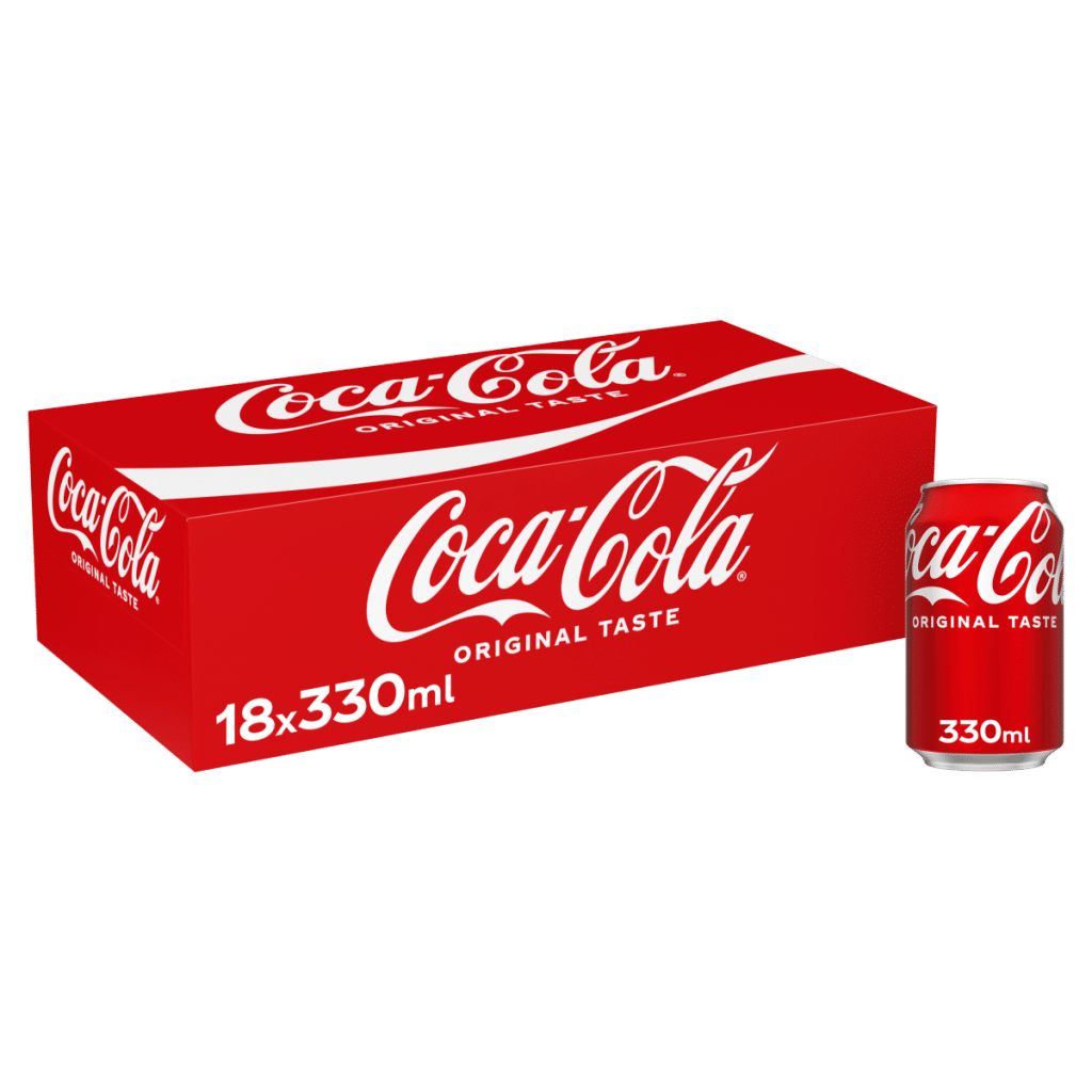 Coca-Cola Original Taste 18 x 330ml Cans