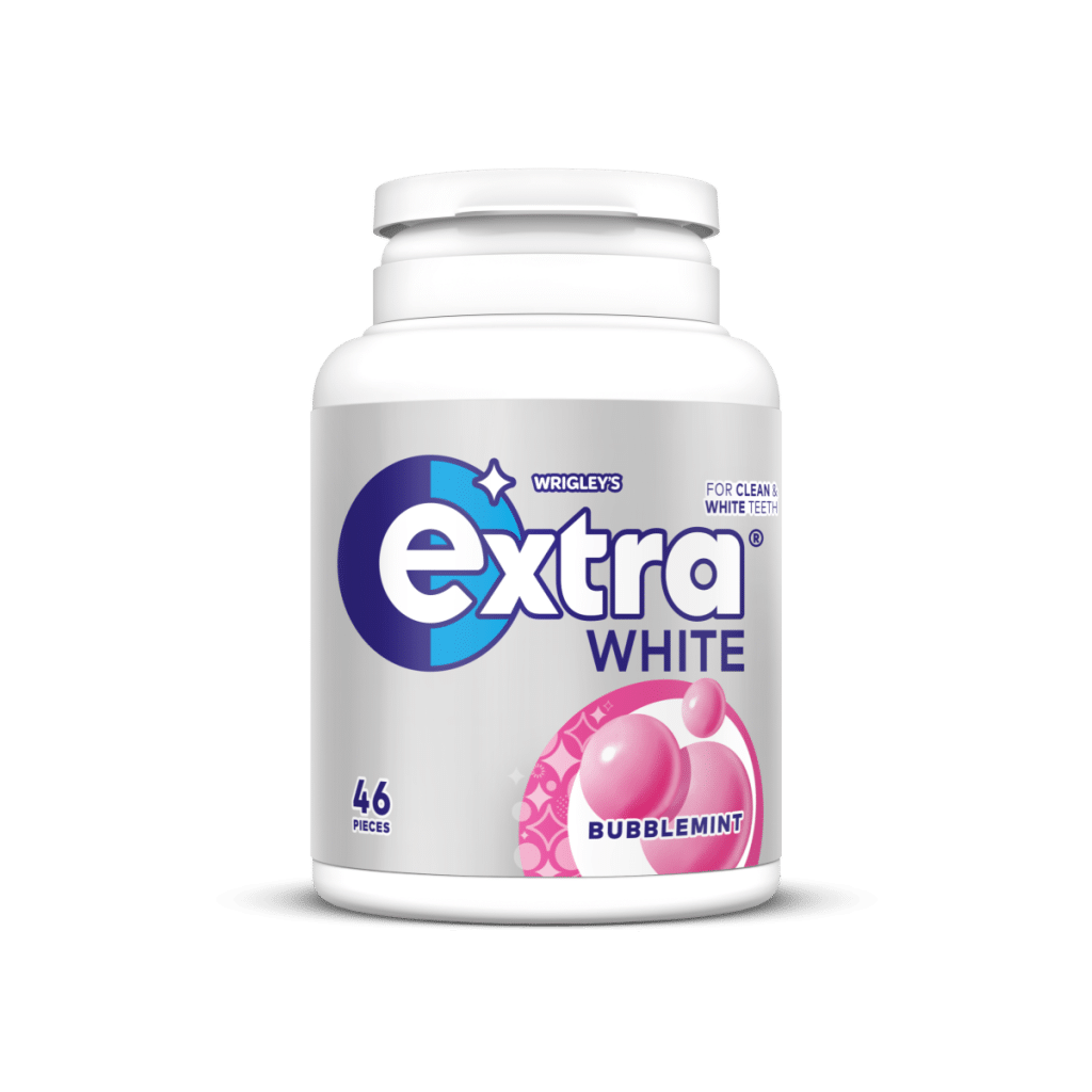 Extra White Bubblemint Sugar Free Chewing Gum x46 Pieces