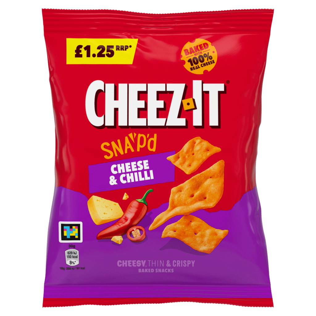 Cheez-It Snap’d Cheese & Chilli Baked Snacks 65g