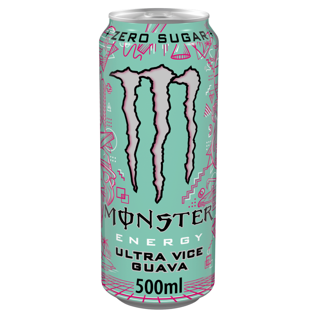 Monster Energy Drink Ultra Vice Guava Zero Sugar 500ml Can
