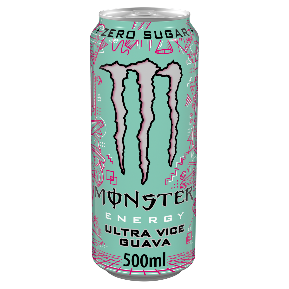 Monster Energy Drink Ultra Vice Guava Zero Sugar 500ml Can