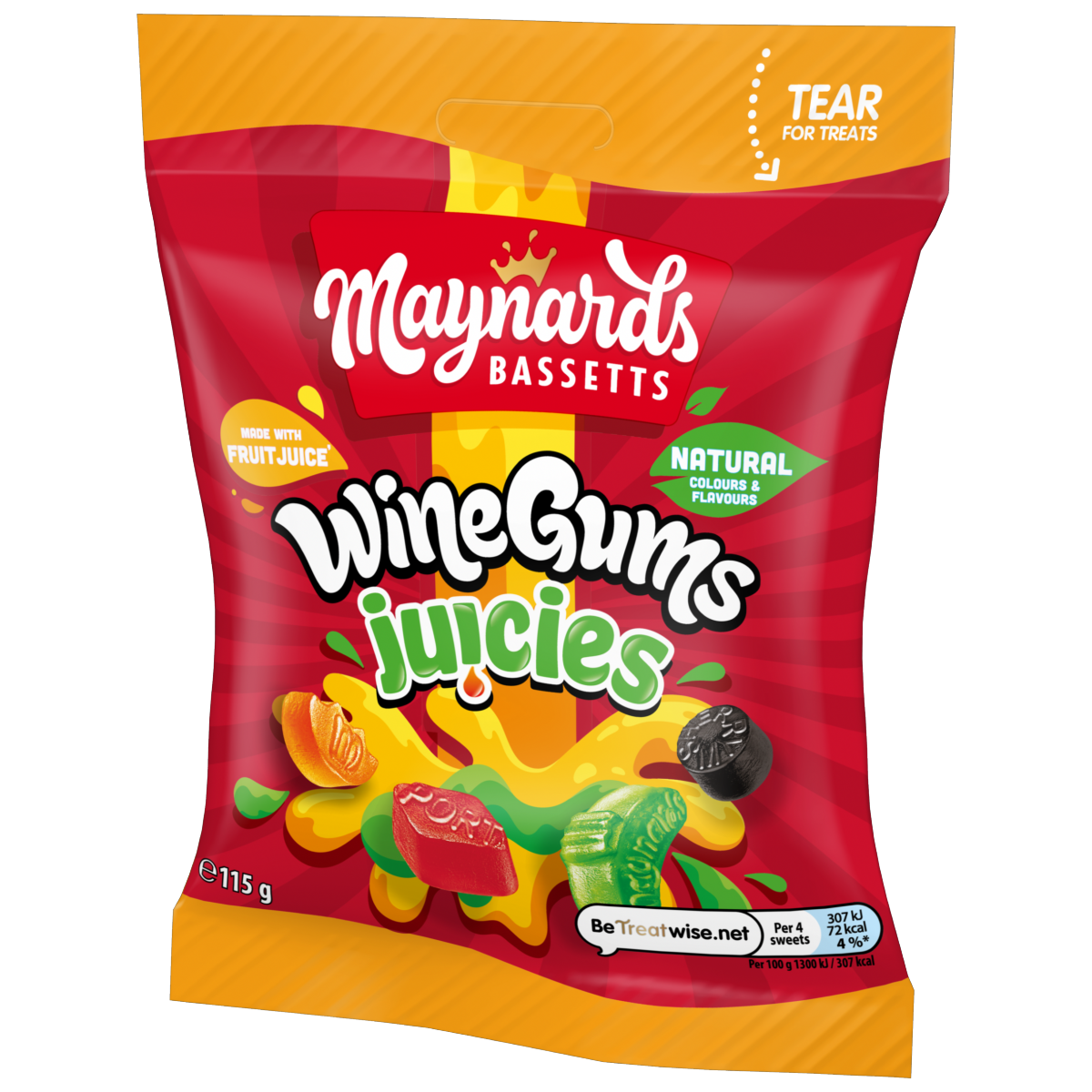 Maynards Bassetts Wine Gums Jelly 115g