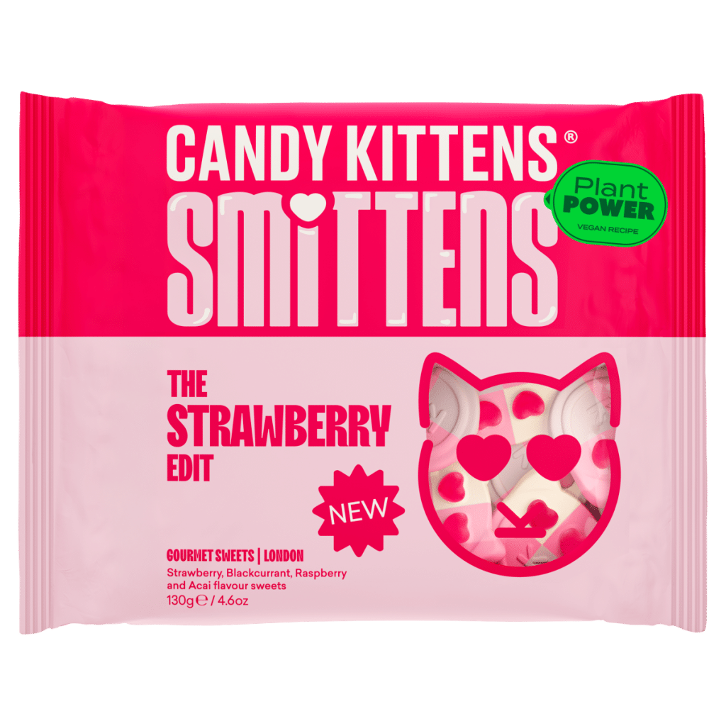 Candy Kittens Smittens the Strawberry Edit Gourmet Sweets 130g
