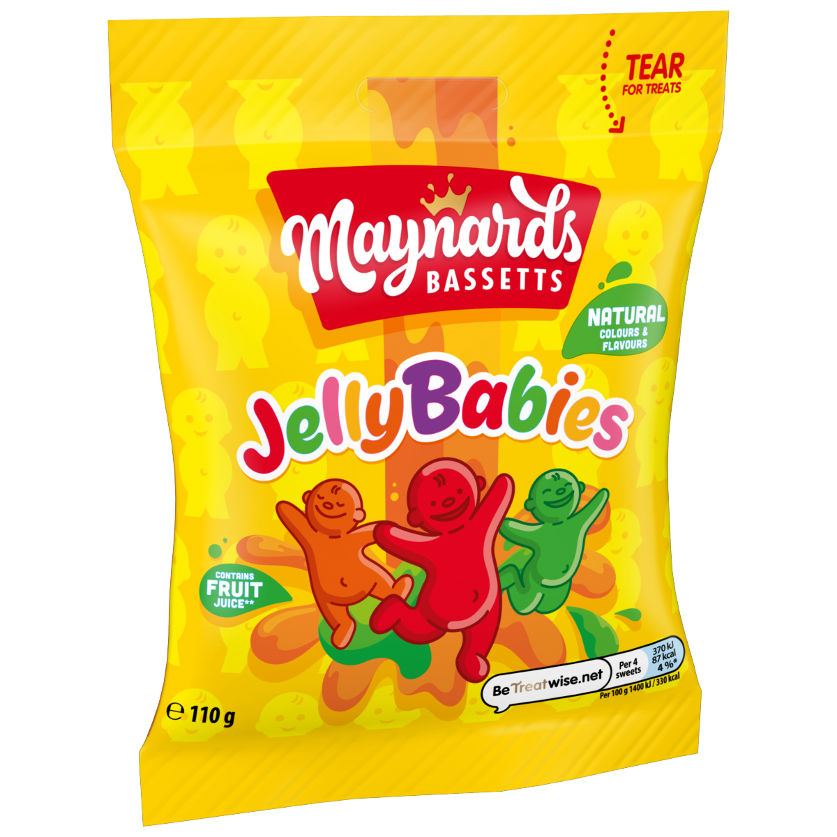Maynards Bassetts Jelly Babies Candy 110g