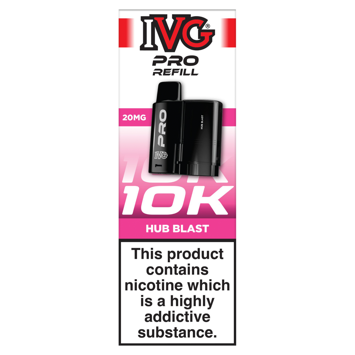 IVG Pro Refill Hub Blast 20mg/ml