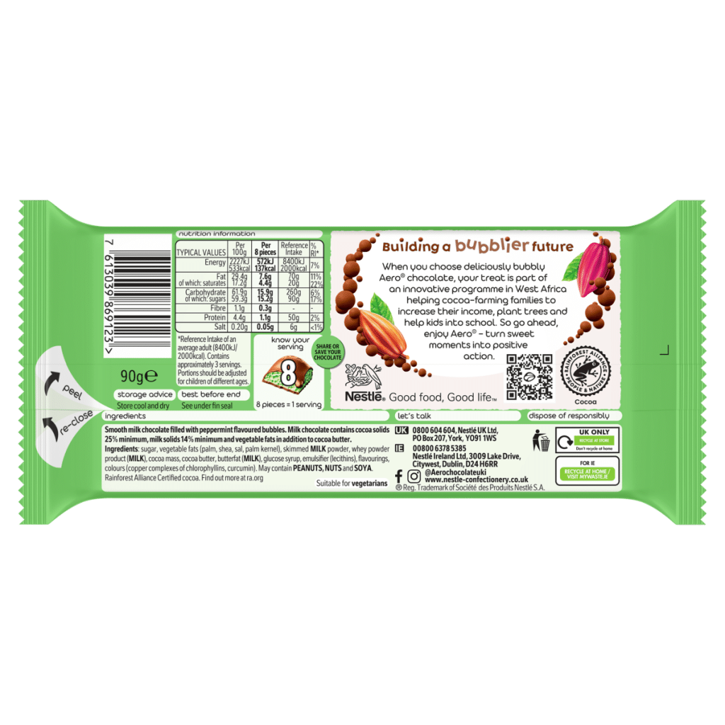 Aero Peppermint Chocolate 90g
