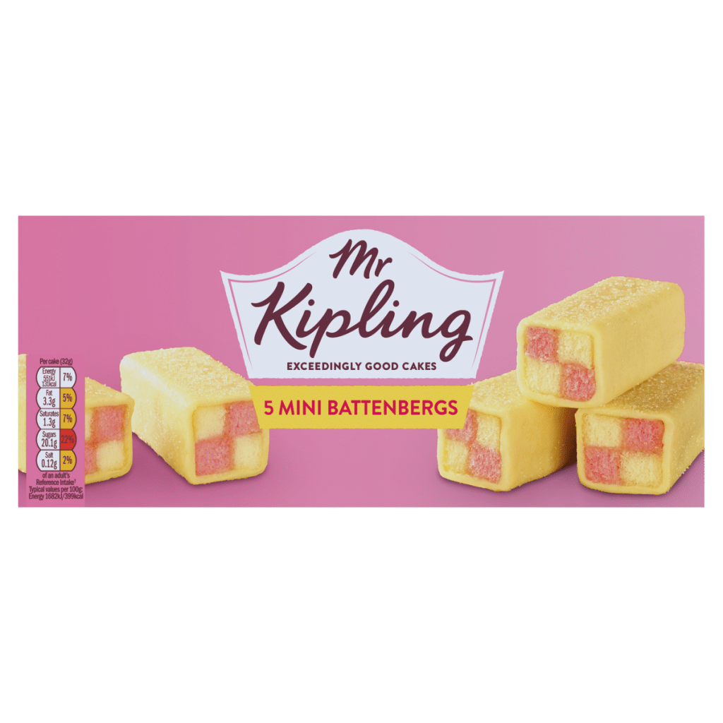 Mr Kipling 5 Mini Battenbergs
