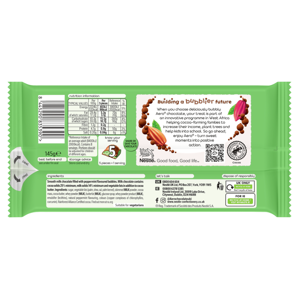 Aero Peppermint Chocolate 145g