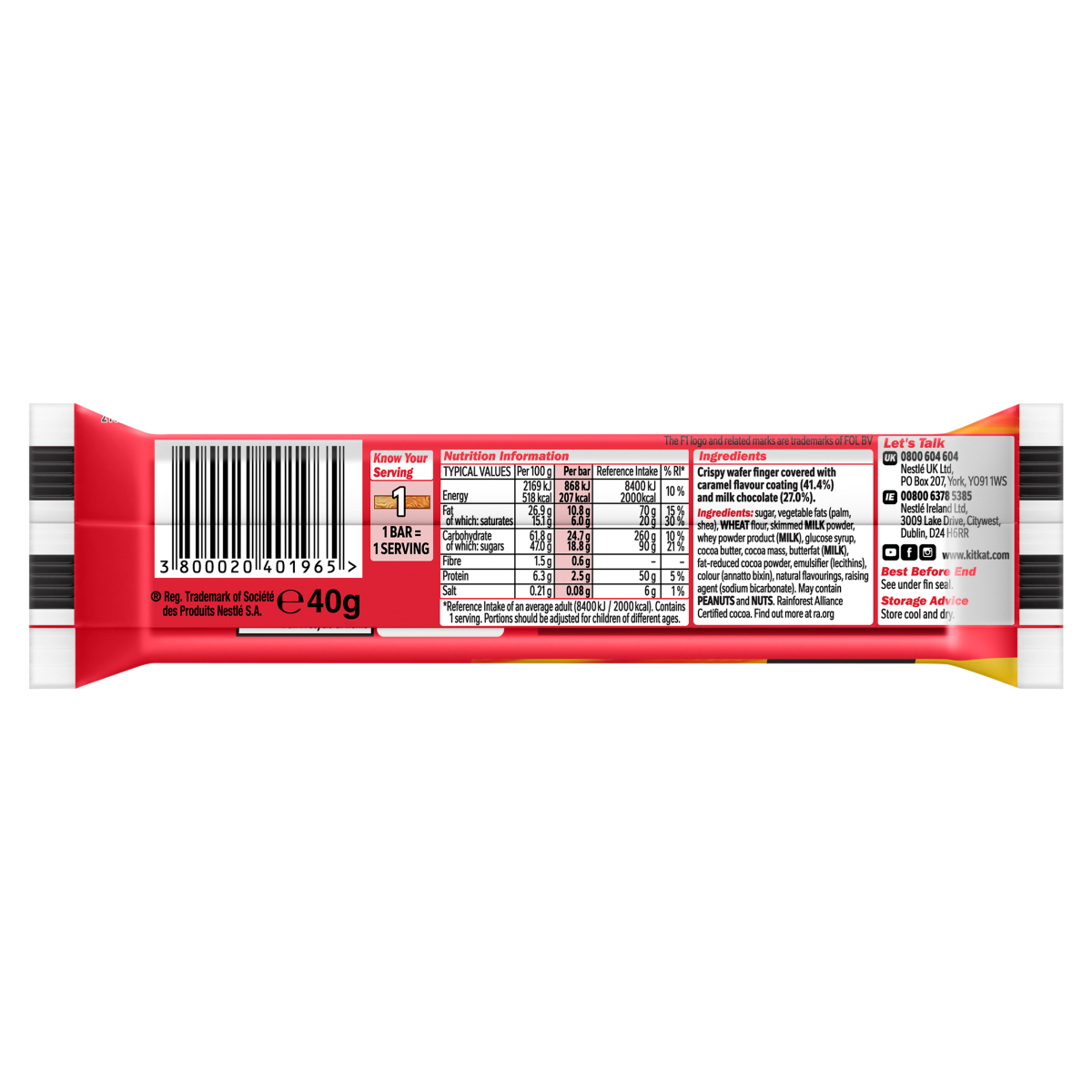 KitKat Chunky Caramel Flavour 40g