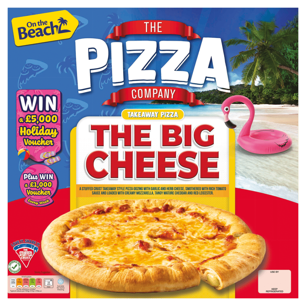 The Pizza Company Takeaway Pizza The Big Cheese 611g