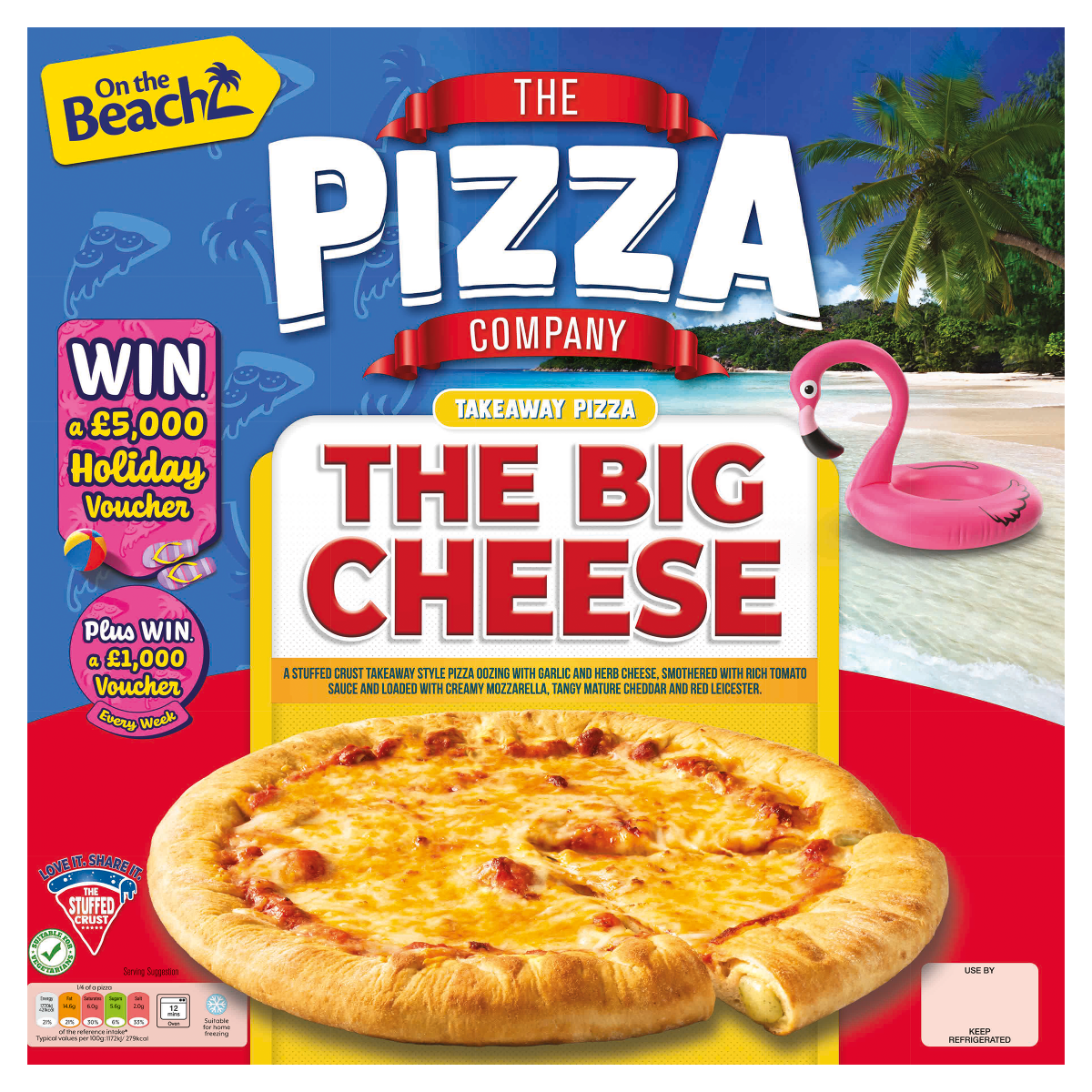 The Pizza Company Takeaway Pizza The Big Cheese 611g