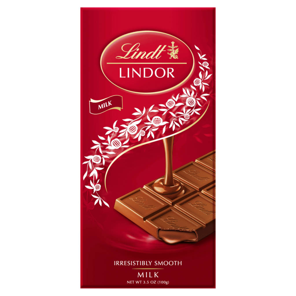 Lindt Lindor Milk Chocolate Bar 100g