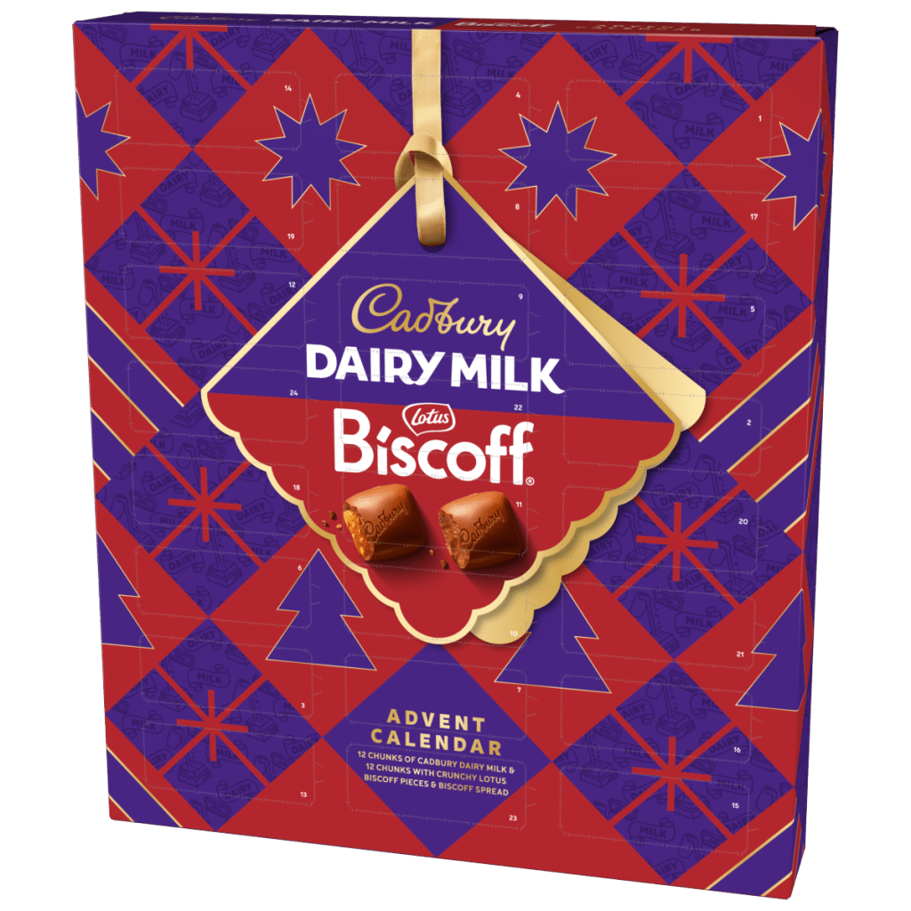 Cadbury Dairy Milk Biscoff Chocolate Christmas Advent Calendar 236 g