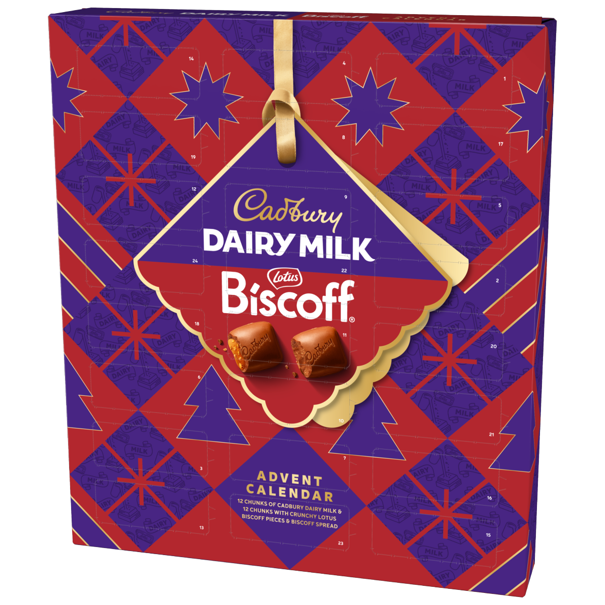 Cadbury Dairy Milk Biscoff Chocolate Christmas Advent Calendar 236 g