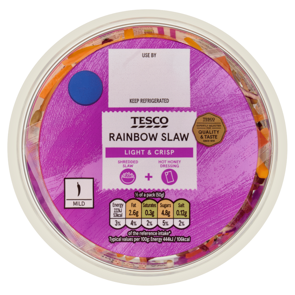 Tesco Rainbow Slaw 100g
