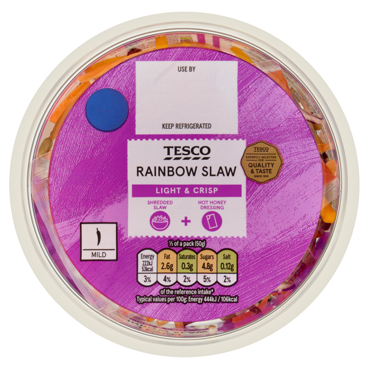 Tesco Rainbow Slaw 100g