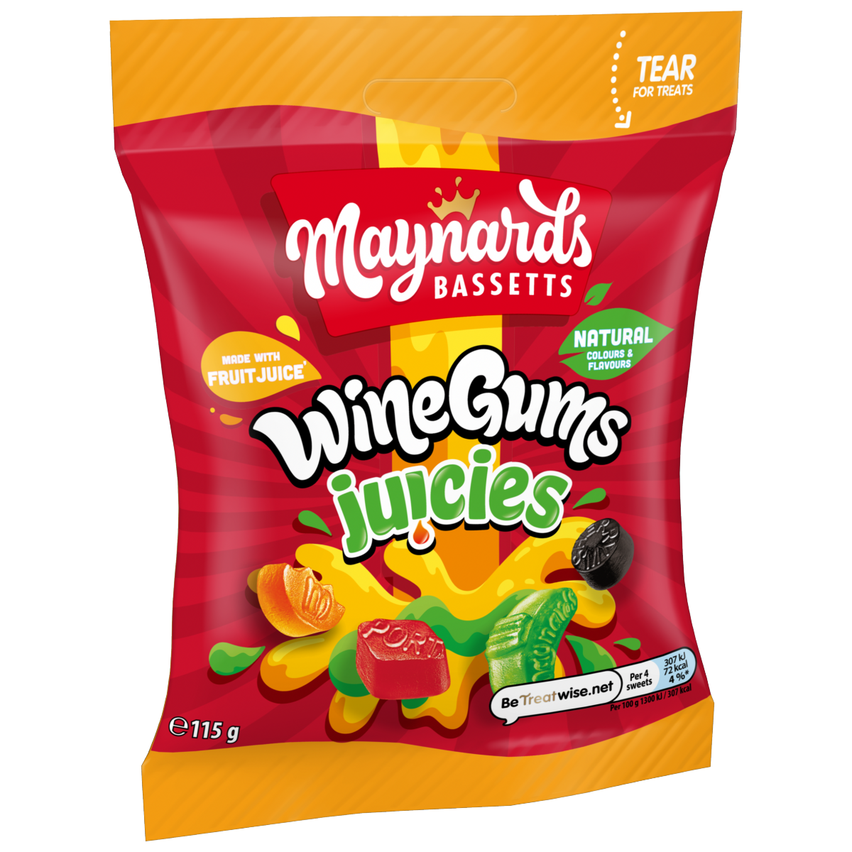 Maynards Bassetts Wine Gums Jelly 115g