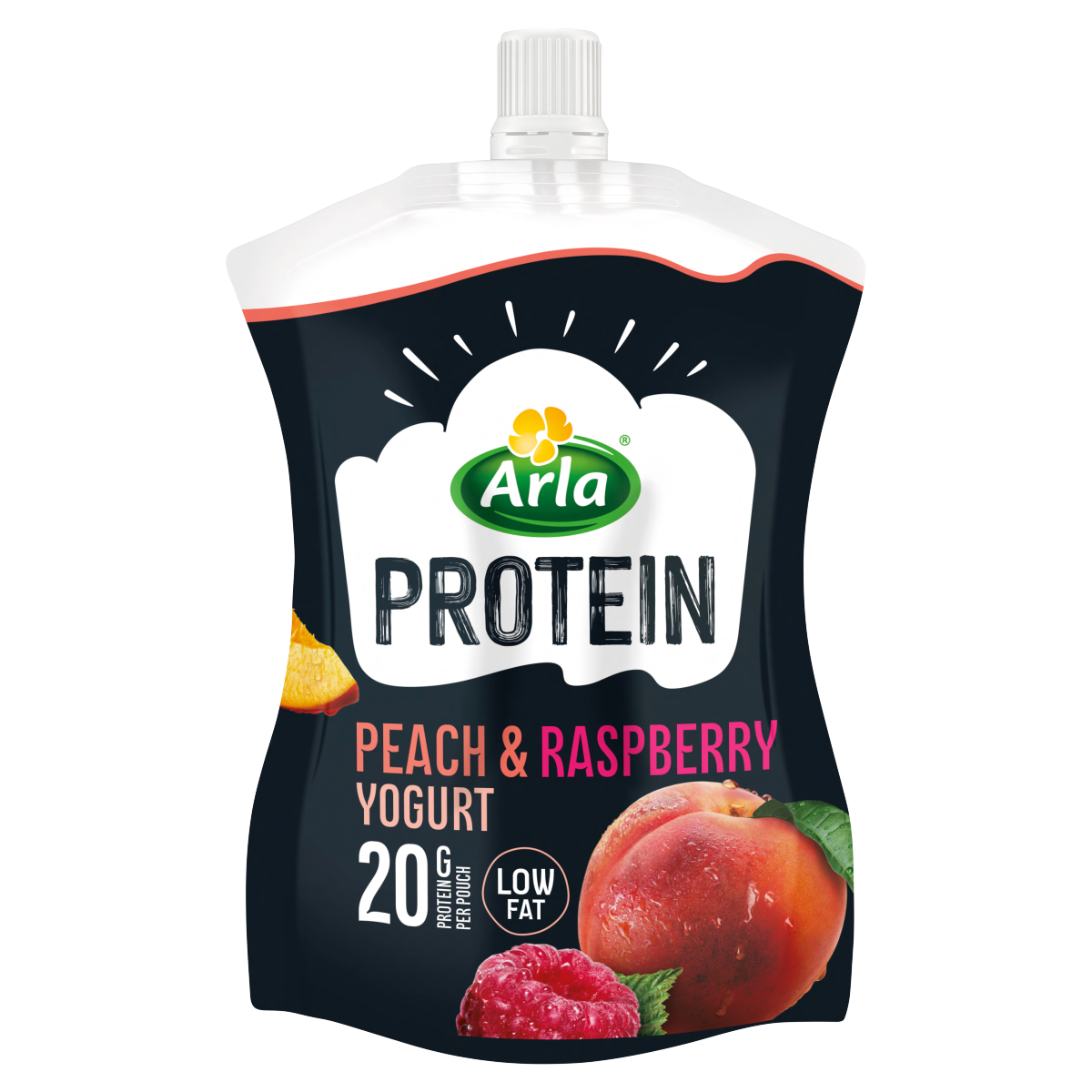 Arla Protein Peach & Raspberry Yogurt 200g