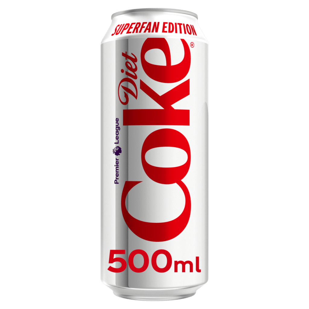 Diet Coke Cola Superfan 500ml Can