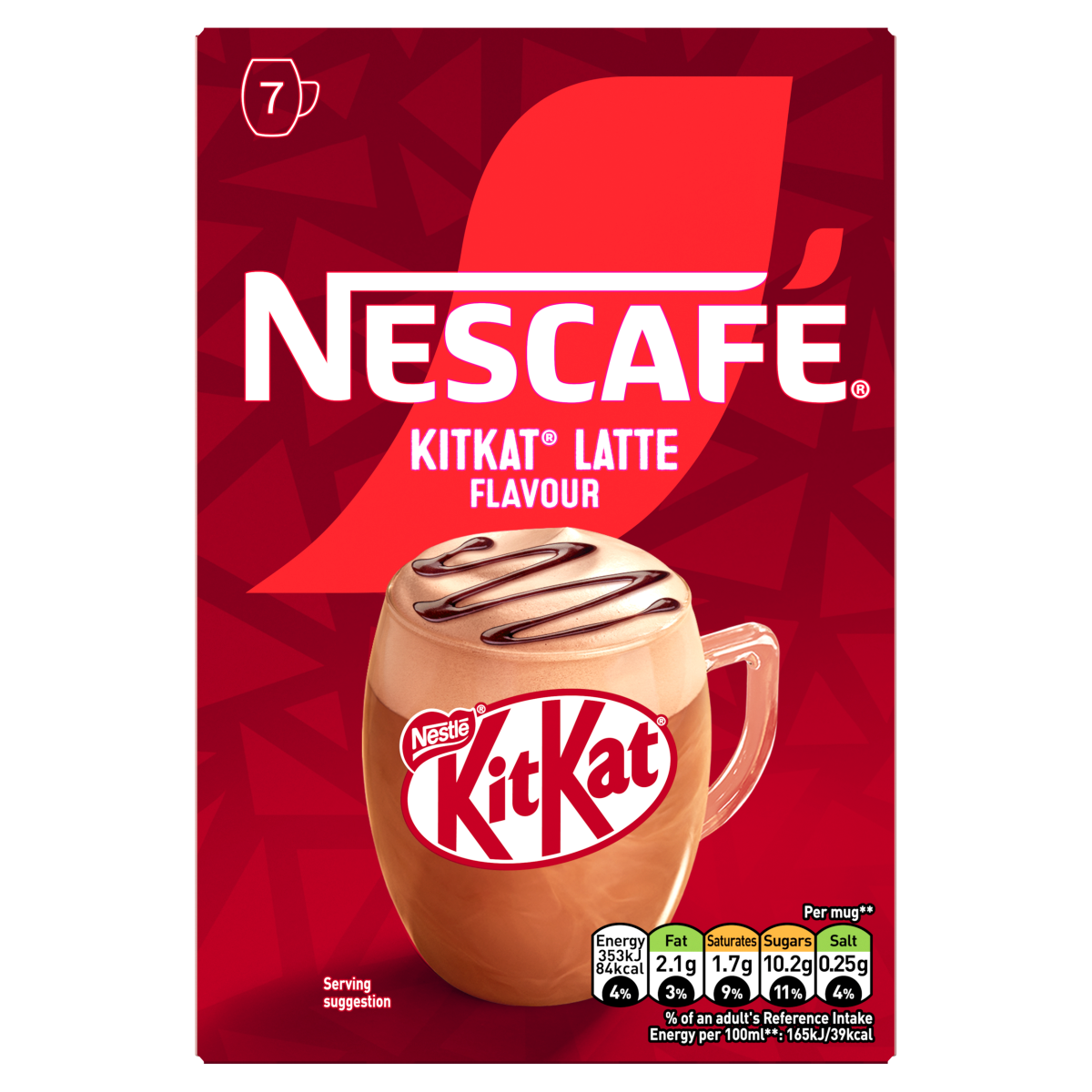 Nescafé Latte KitKat Flavour 7 x 21g (147g)