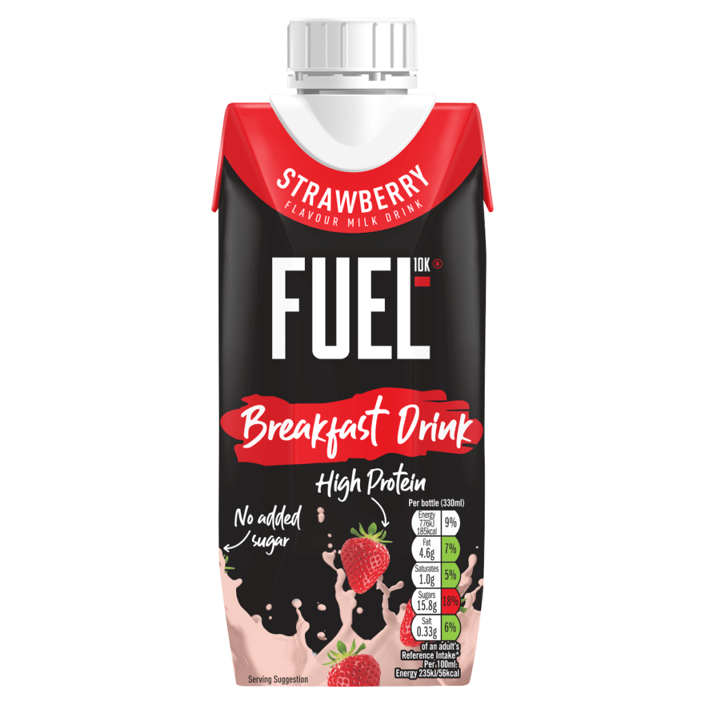 Fuel10K Strawberry Flavour Breakfast Milk Drink 330ml