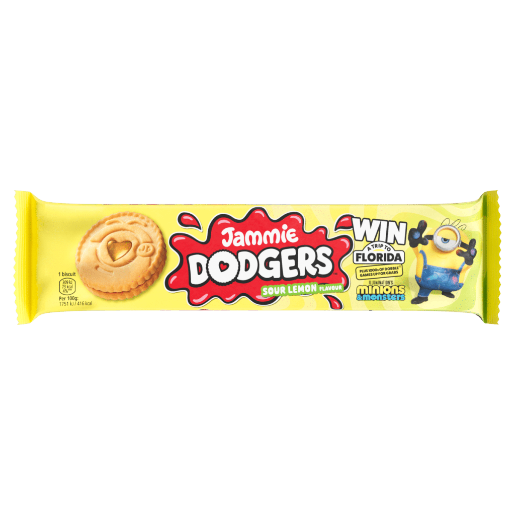 Jammie Dodgers Sour Lemon Flavour 140g