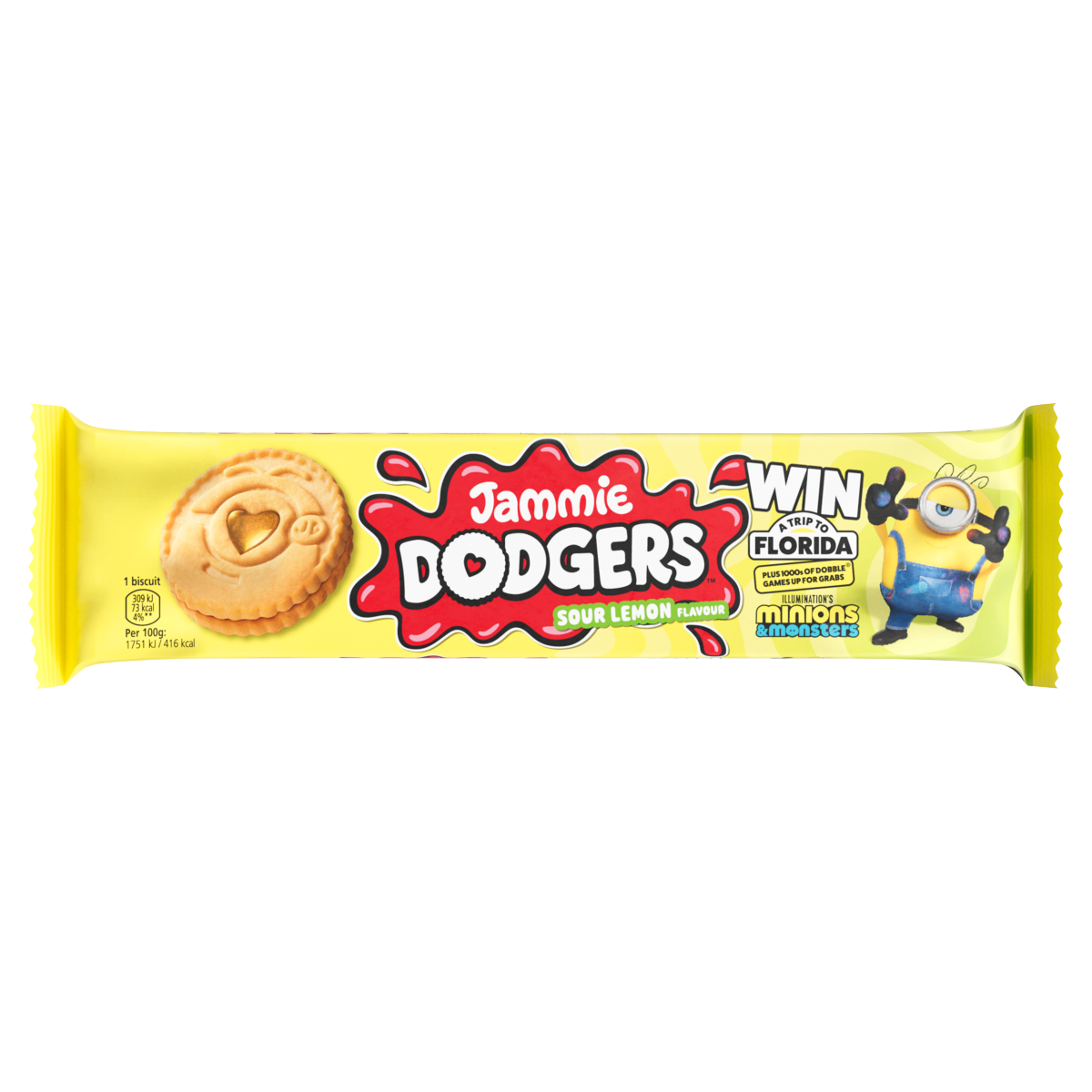 Jammie Dodgers Sour Lemon Flavour 140g