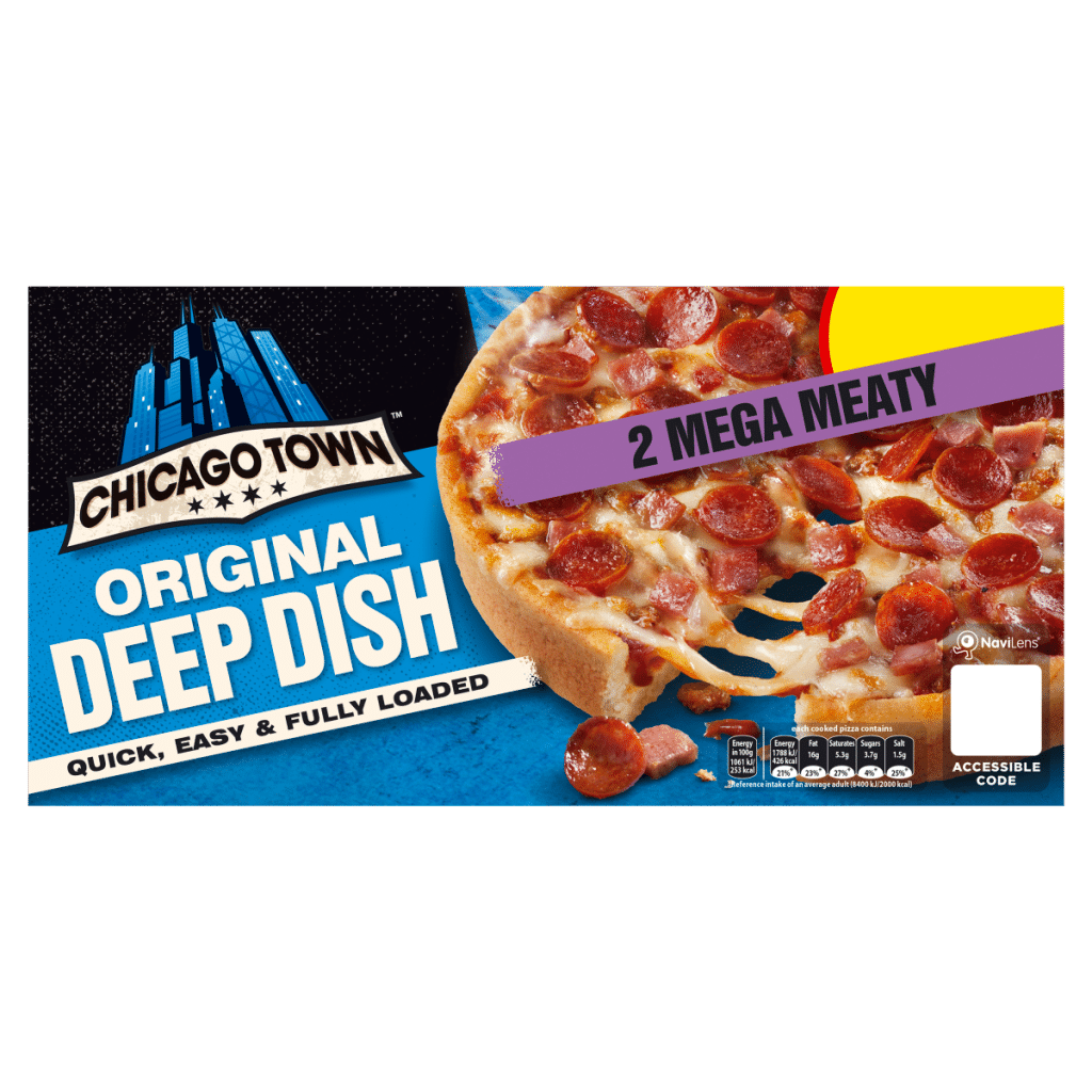 Chicago Town Original Deep Dish Mega Meaty Pizza 2 x 157g (314g)