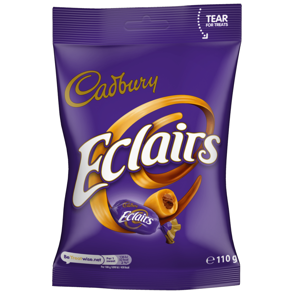 Cadbury Eclairs Sugar Confectionery 110g