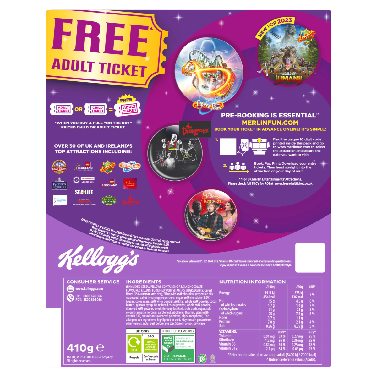 Kellogg’s Krave Milk Chocolate 410g