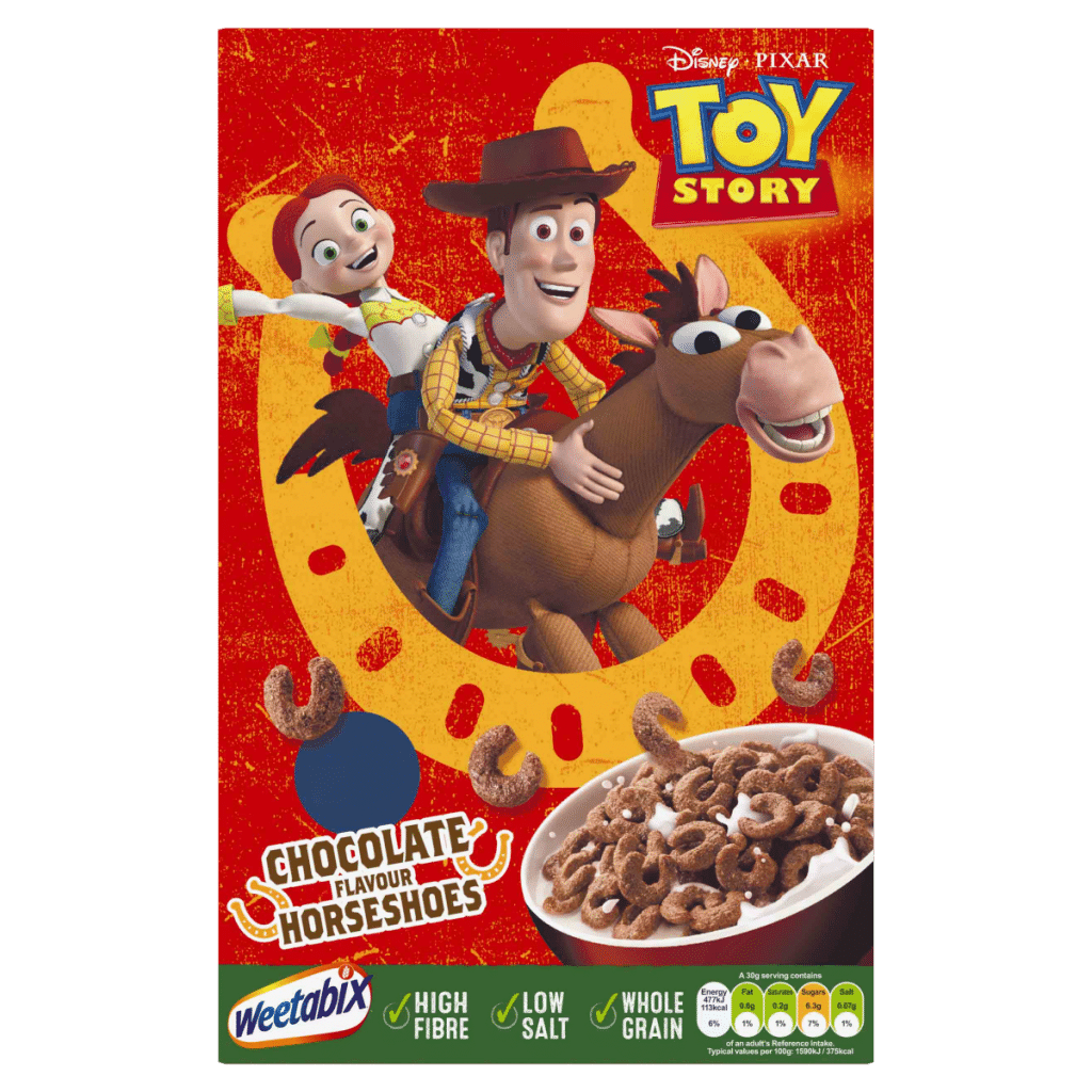 Weetabix Disney Pixar Toy Story Chocolate Flavour Horseshoes 500g
