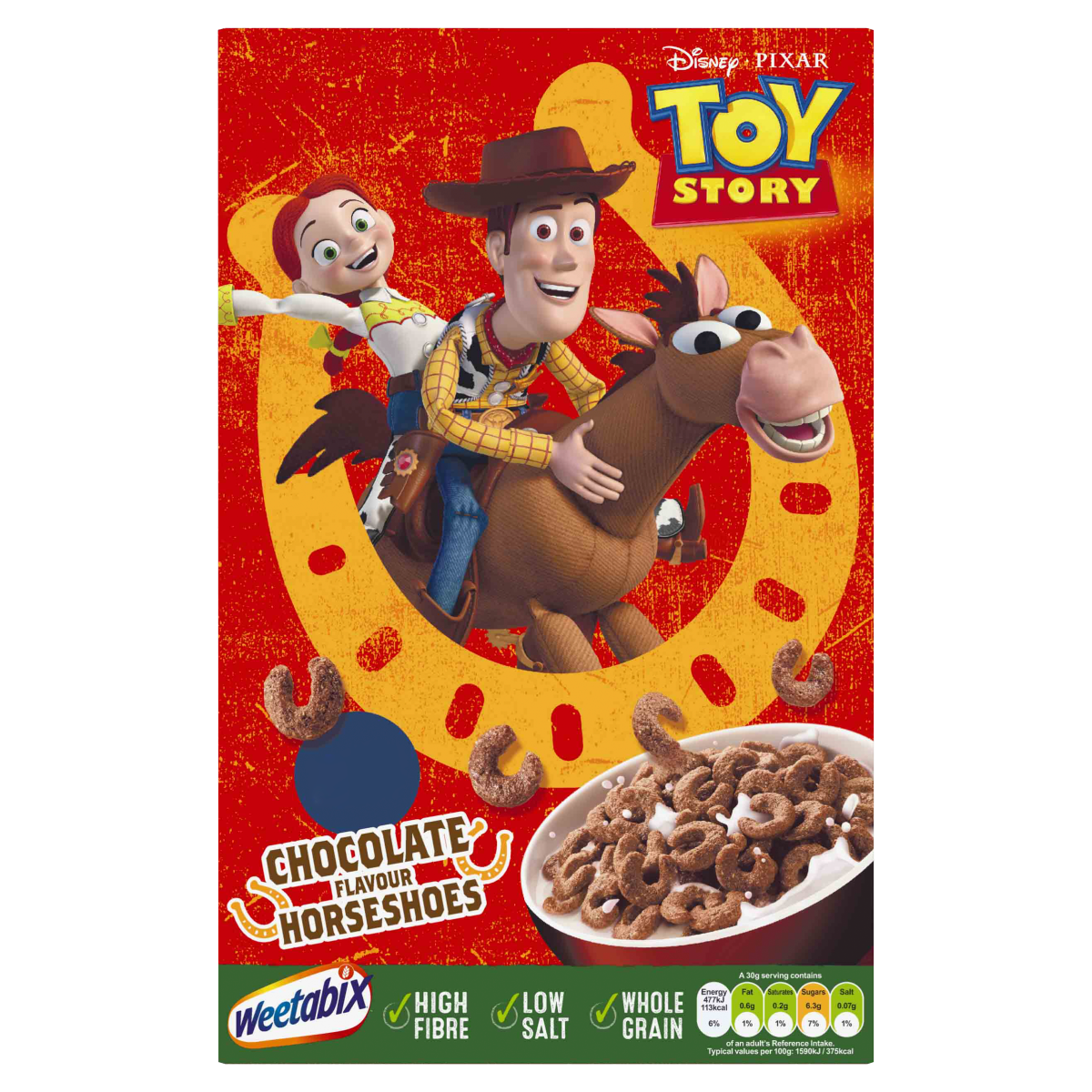 Weetabix Disney Pixar Toy Story Chocolate Flavour Horseshoes 500g