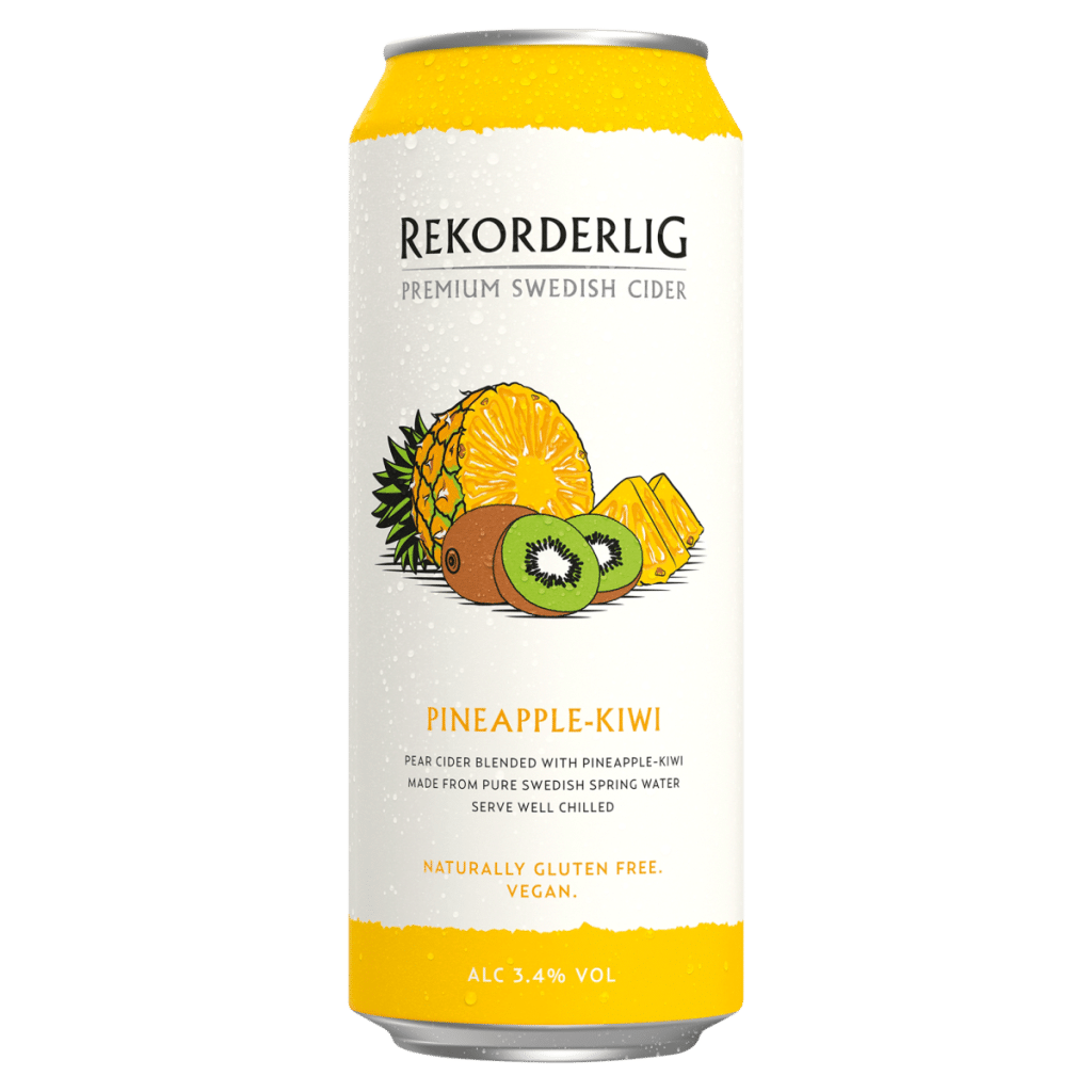Rekorderlig Premium Swedish Cider Pineapple-Kiwi 500ml