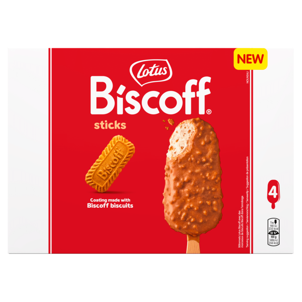 Lotus Biscoff Sticks 4 x 360ml