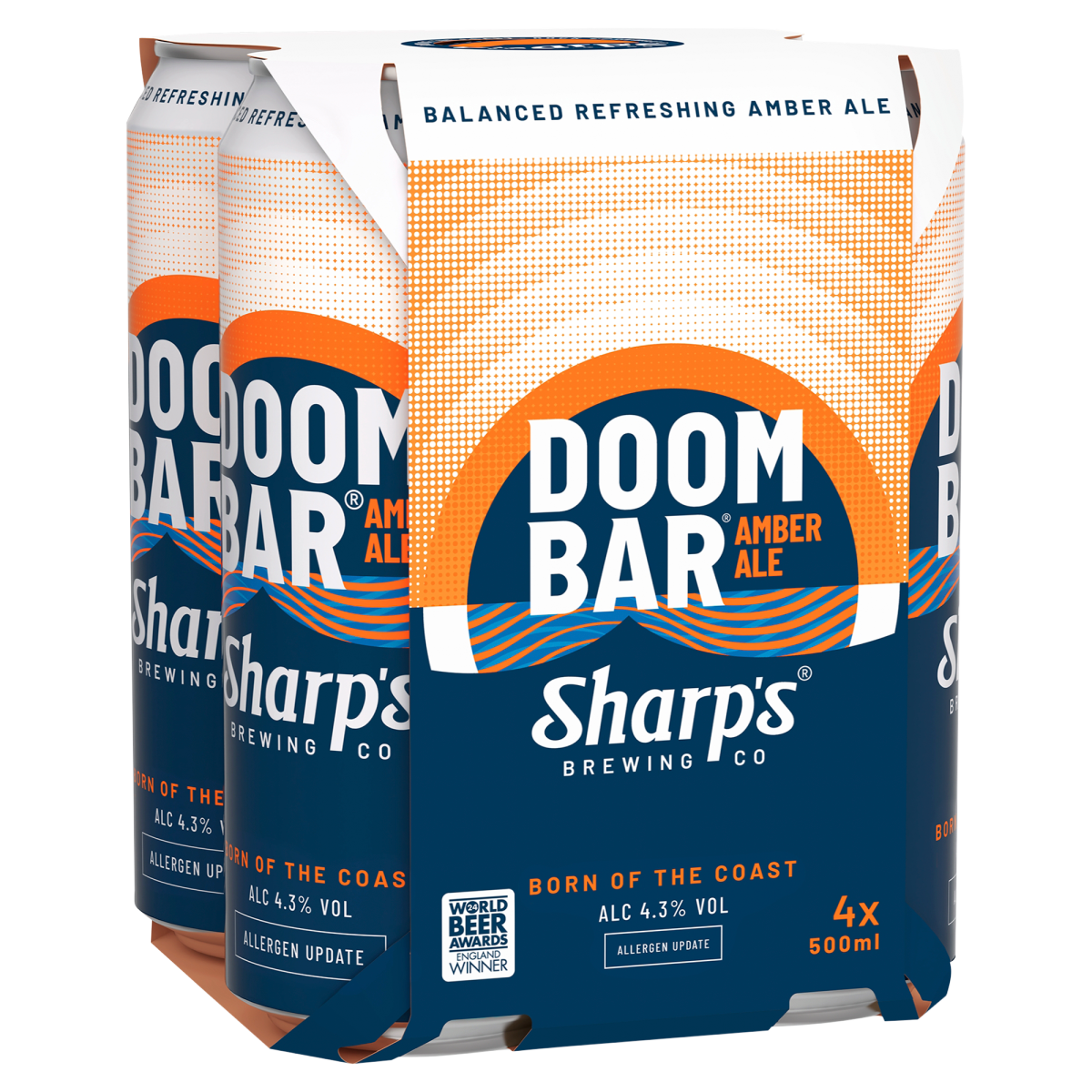 Sharp’s Brewing Co Doom Bar Amber Ale 4 x 500ml