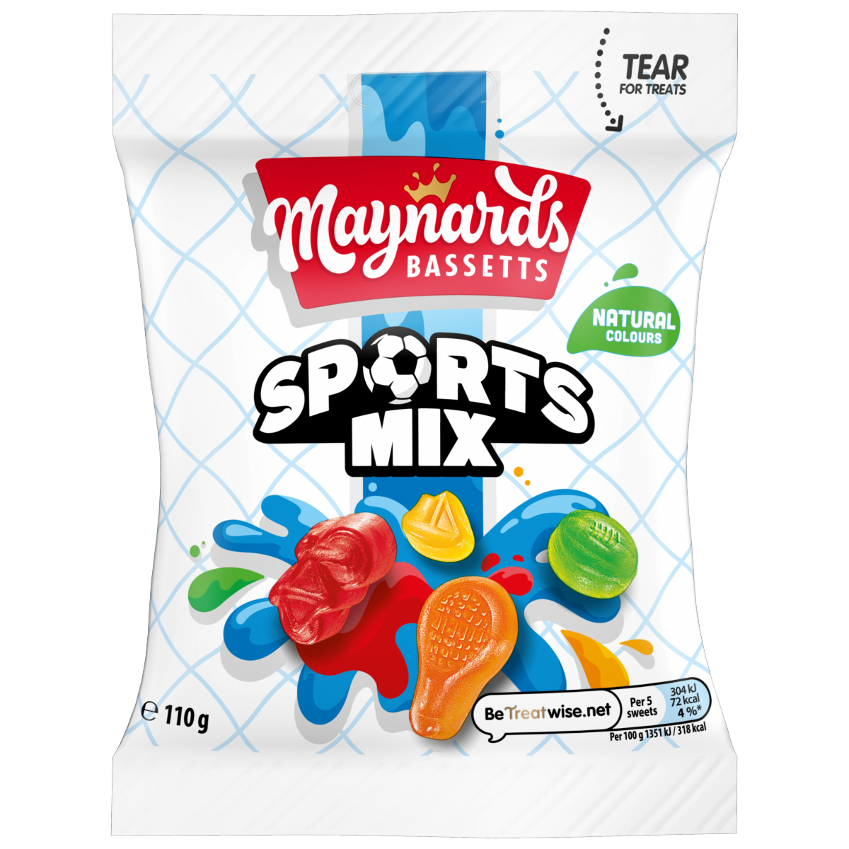 Maynards Bassetts Sports Mix Candy 110g