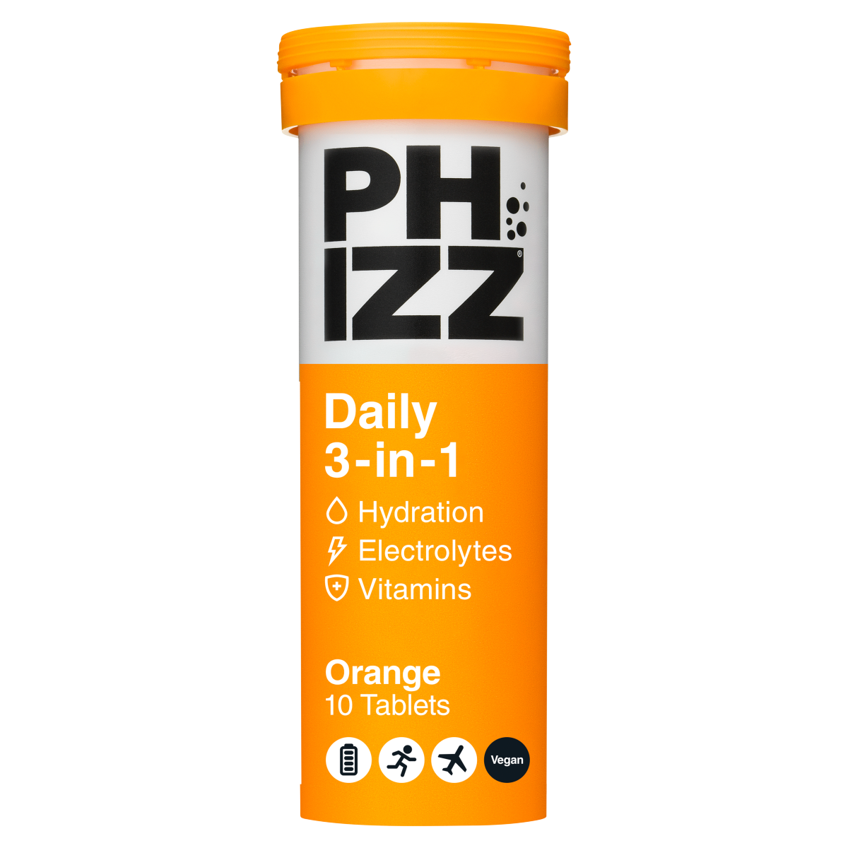 Phizz 10 Orange Daily 3-in-1 Tablets 43g