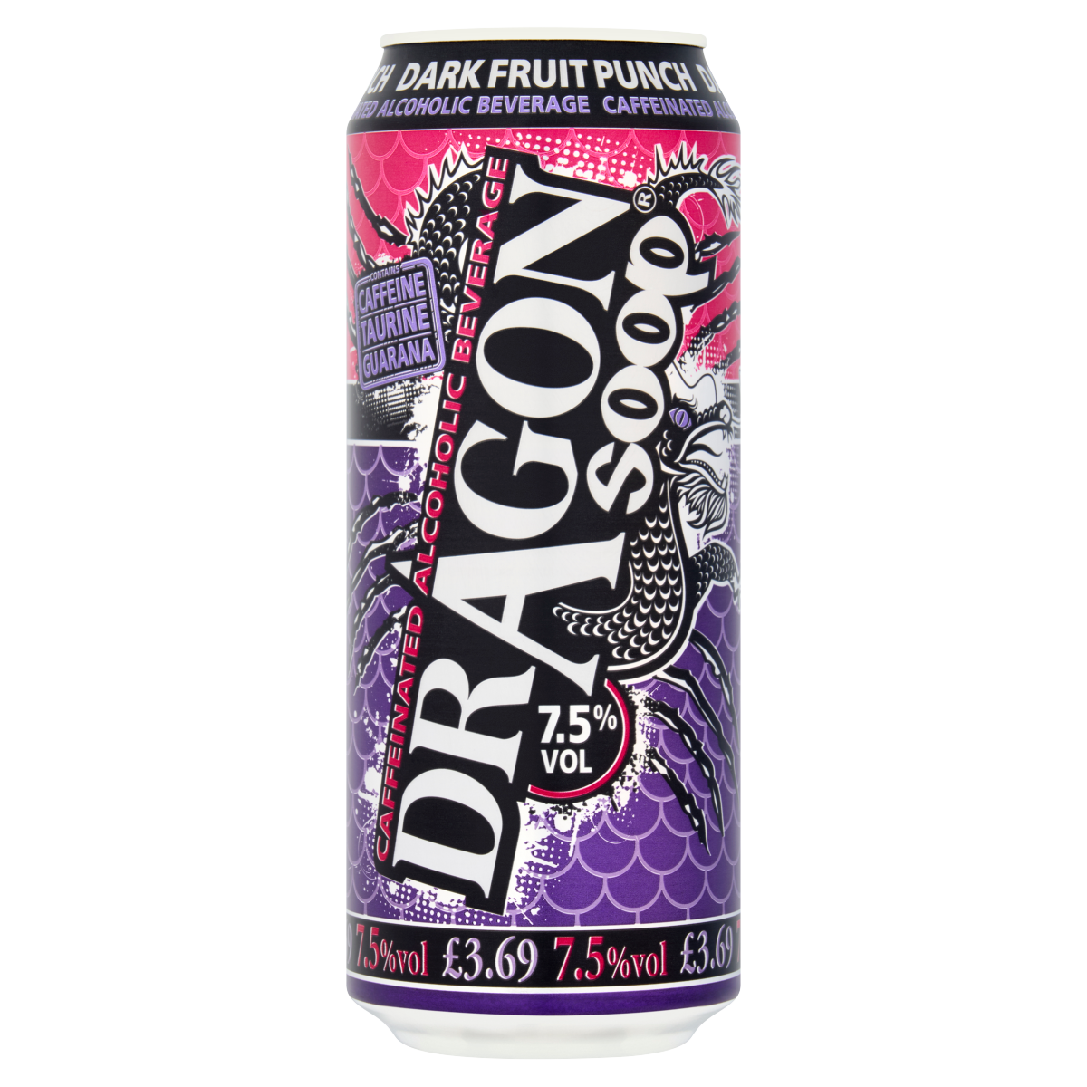 Dragon Soop Dark Fruit Punch Caffeinated Alcoholic Beverage 500ml