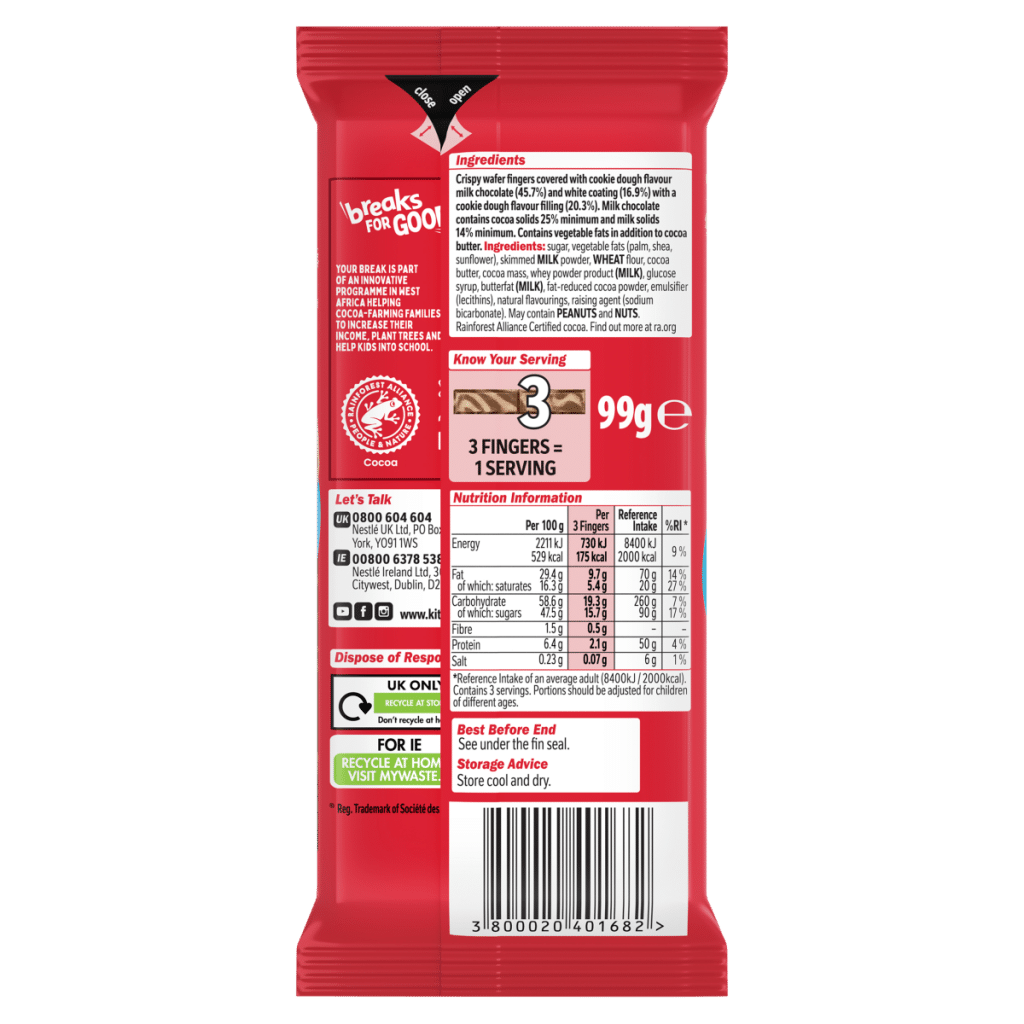 KitKat Cookie Dough Flavour 99g
