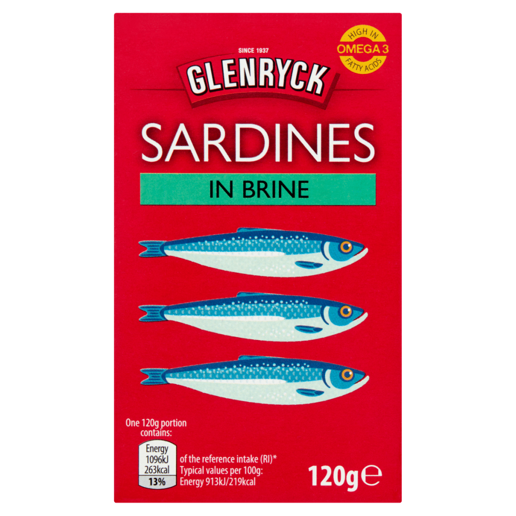 Glenryck Sardines in Brine 120g