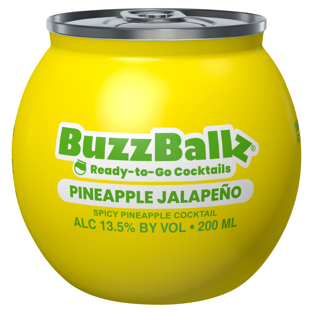 BuzzBallz Pineapple Jalapeño Spicy Pineapple Cocktail 200ml