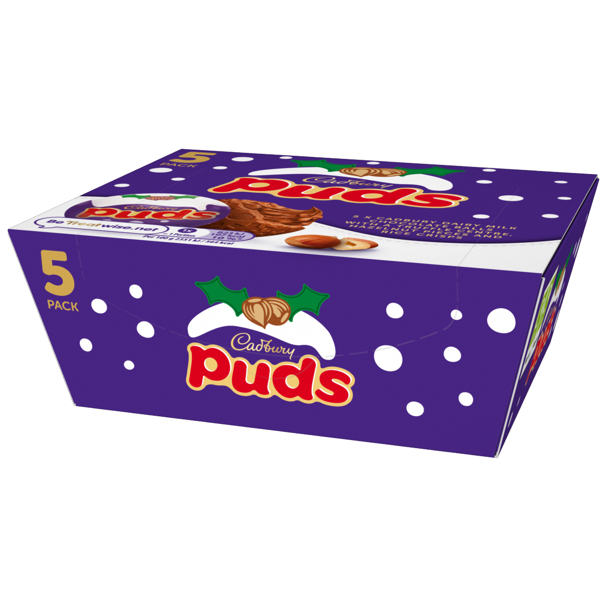 Cadbury Dairy Milk Chocolate Puds 5 Pack Multipack 175 g