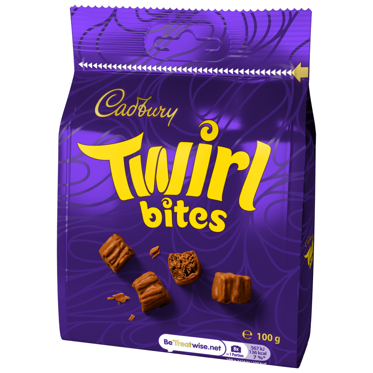 Cadbury Twirl Bites Chocolate Bag 100g